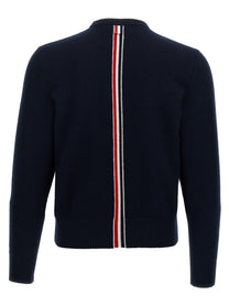 Thom Browne Rwb Sweater Blue