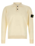 Stone Island Rws Knit Polo Shirt White