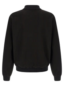 The Row Ry Top Polo Shirt Black