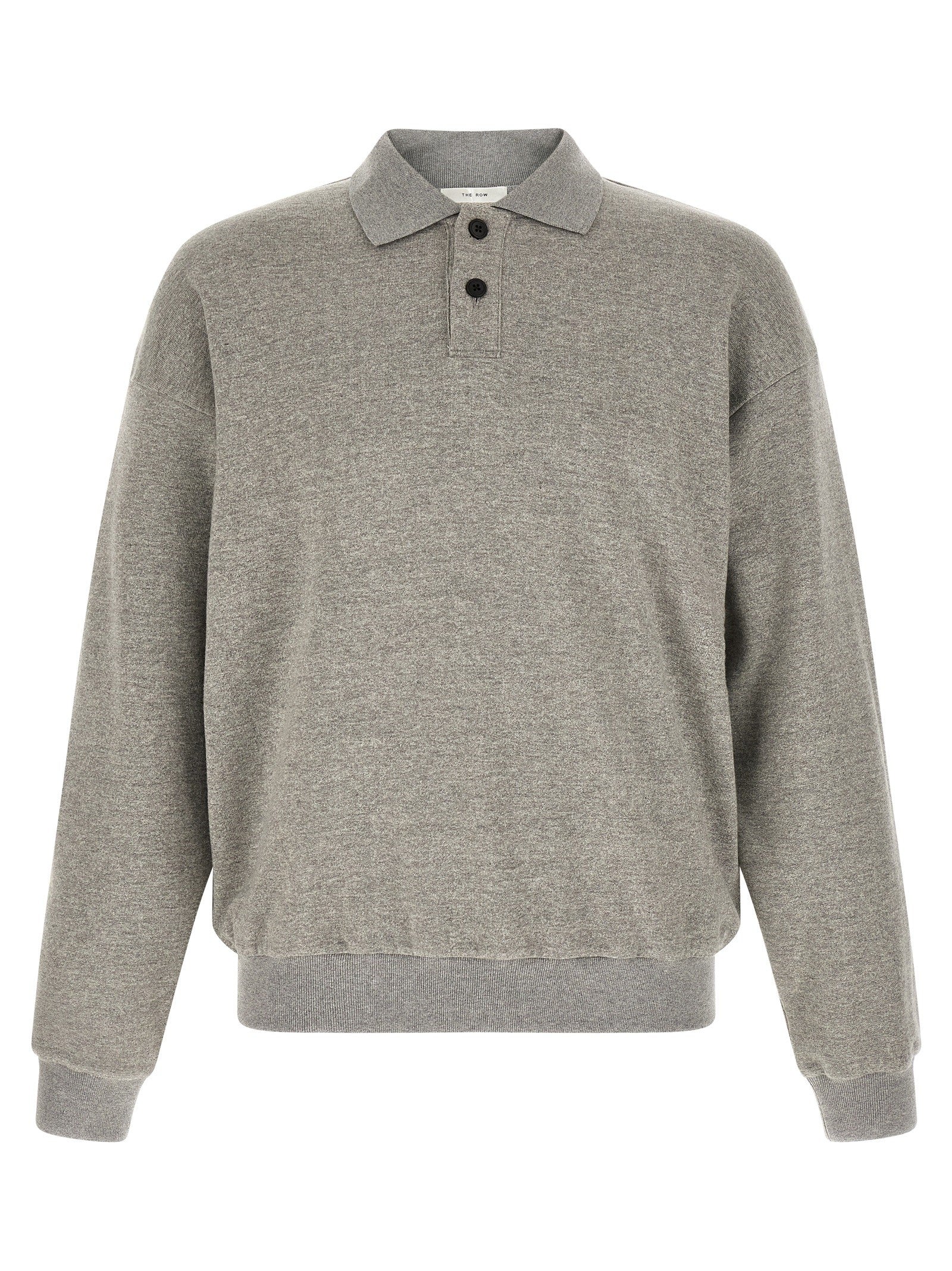 The Row Ry Top Polo Shirt Grey