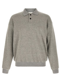 The Row Ry Top Polo Shirt Grey