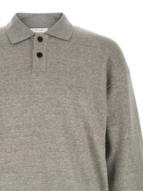 The Row Ry Top Polo Shirt Grey