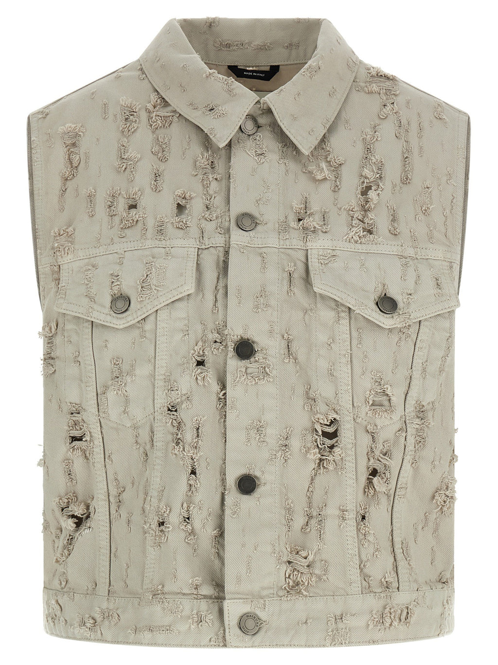 Haikure Ryder Bull Destroy Vest Grey