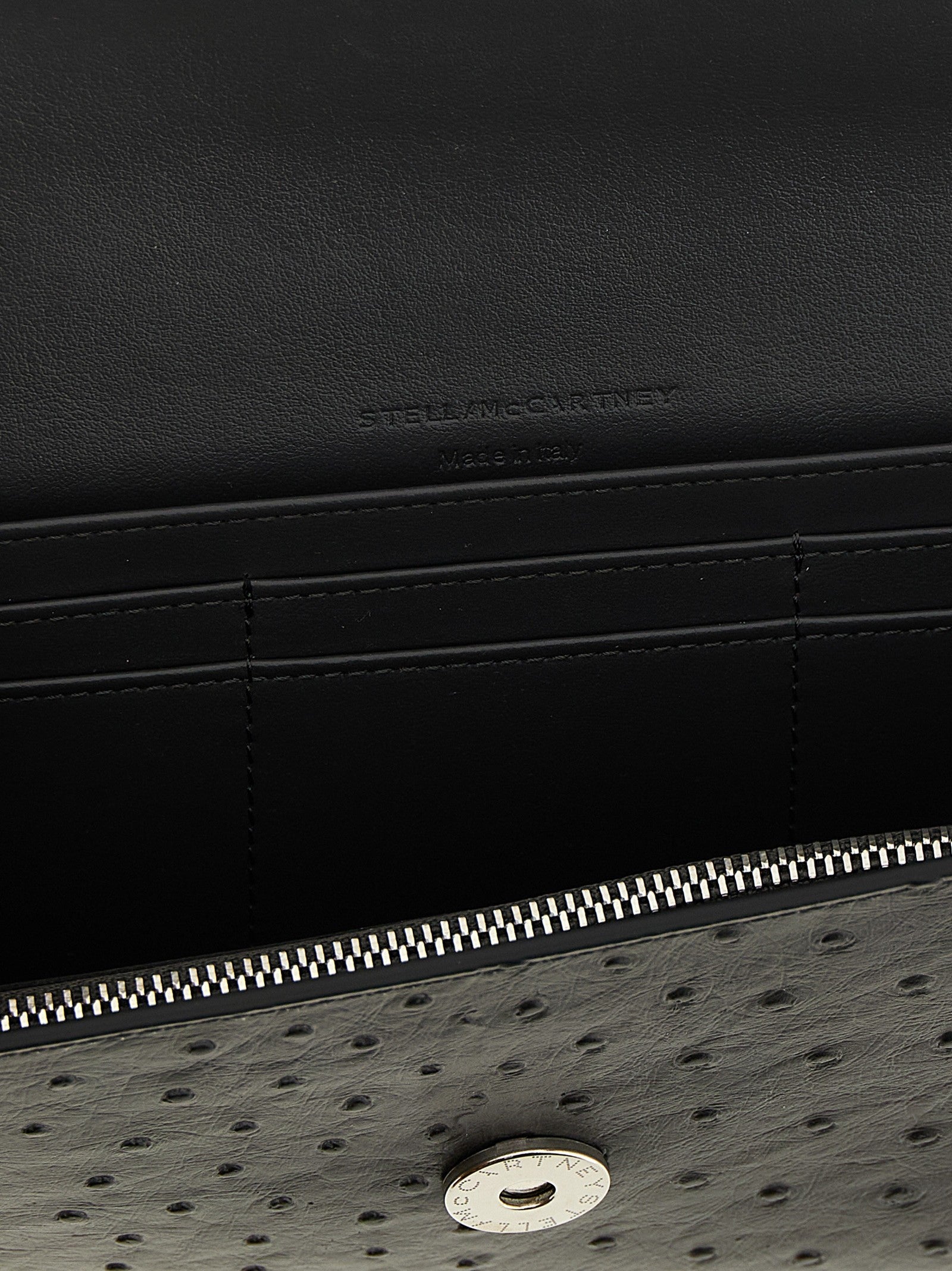 Stella McCartney Ryder Chain Wallet Black