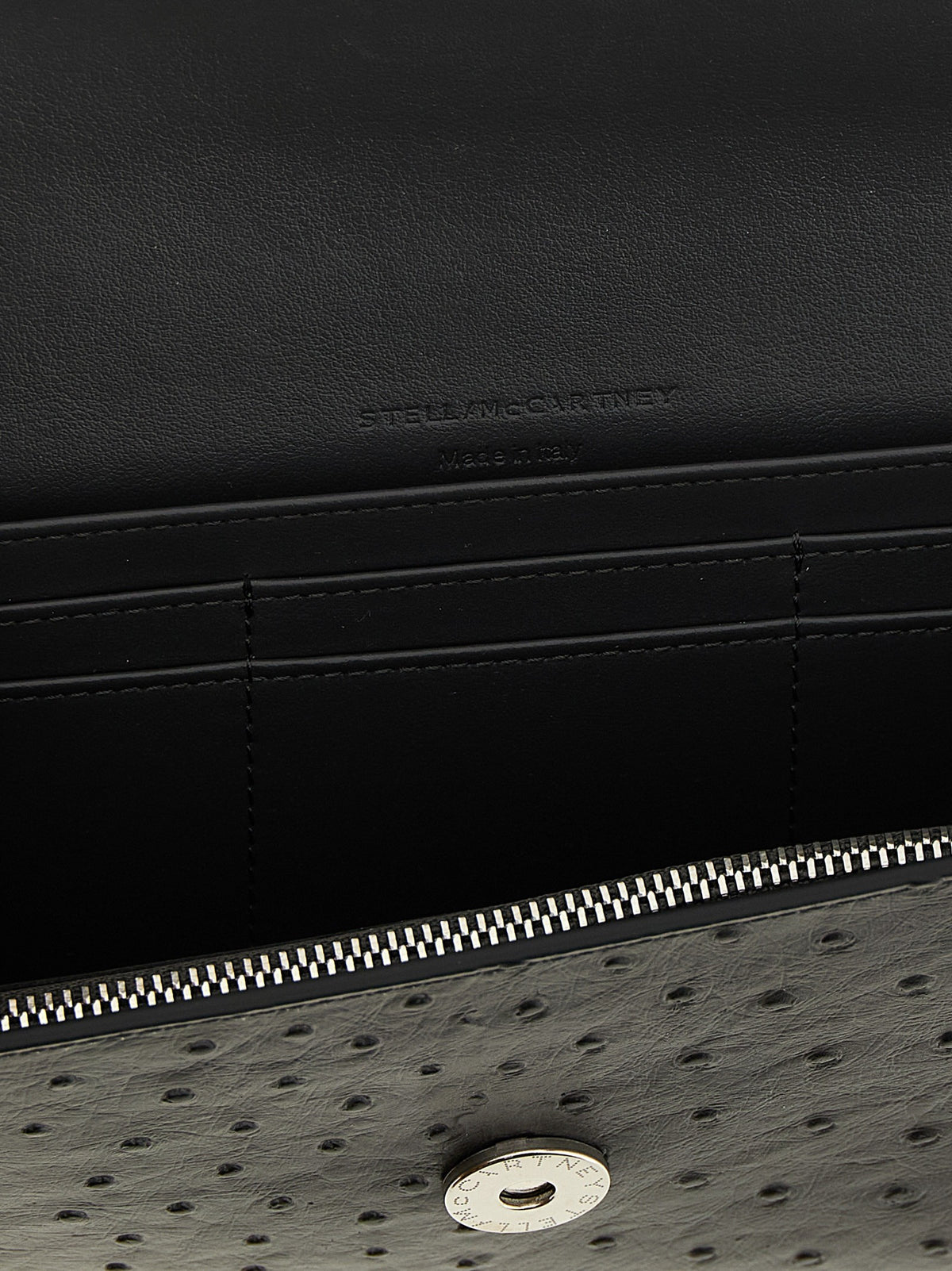 Stella McCartney Ryder Chain Wallet Black, view 4