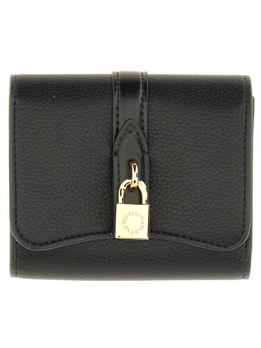 Stella McCartney Women's Ryder Tri Fold Wallet Black