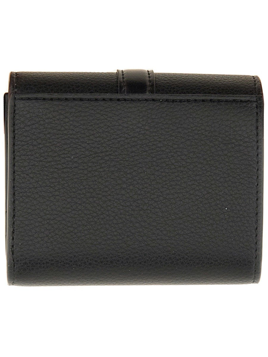 Stella McCartney Women's Ryder Tri Fold Wallet Black