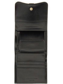 Stella McCartney Women's Ryder Tri Fold Wallet Black