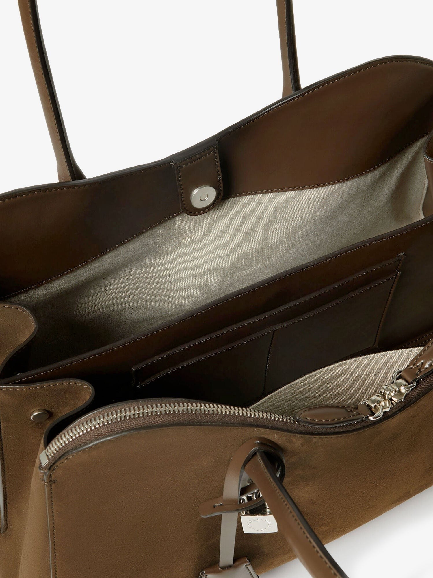 Stella McCartney Women's Ryder Vegan Suede Handbag Brown