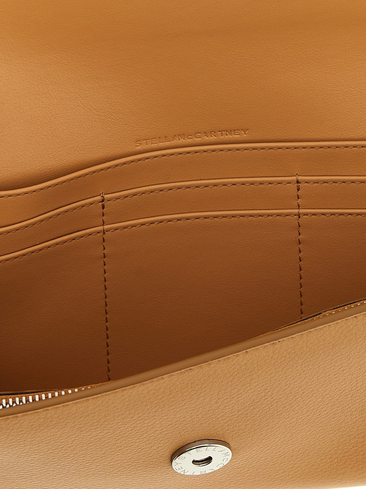 Stella McCartney Ryder Wallet on Chain Beige, view 4