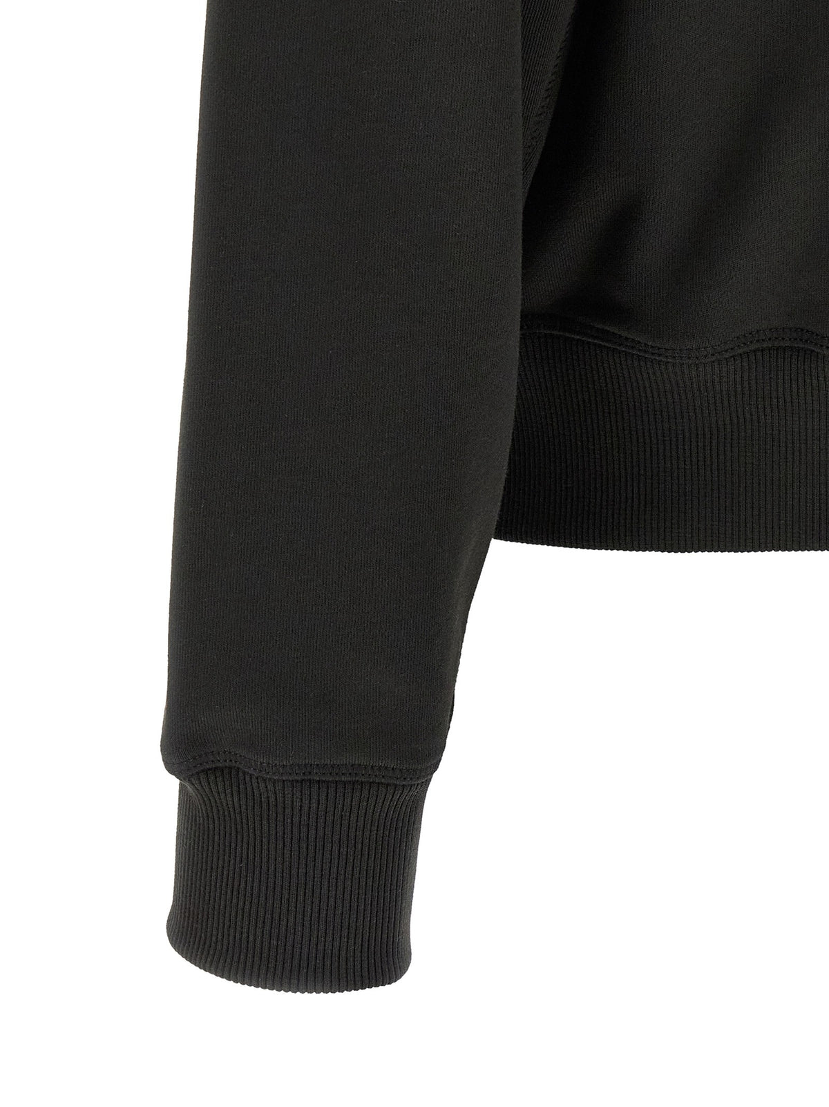 Diesel Ginn Zip Iod Sweatshirt Black, view 4