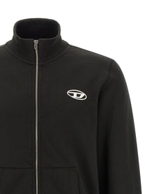 Diesel Ginn Zip Iod Sweatshirt Black