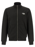 Diesel Ginn Zip Iod Sweatshirt Black