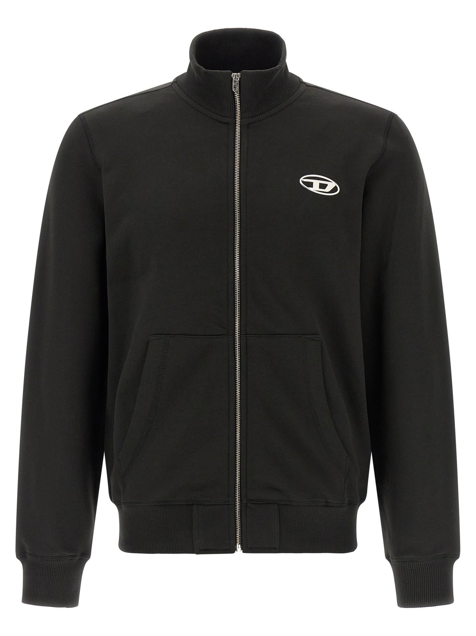 Diesel Ginn Zip Iod Sweatshirt Black