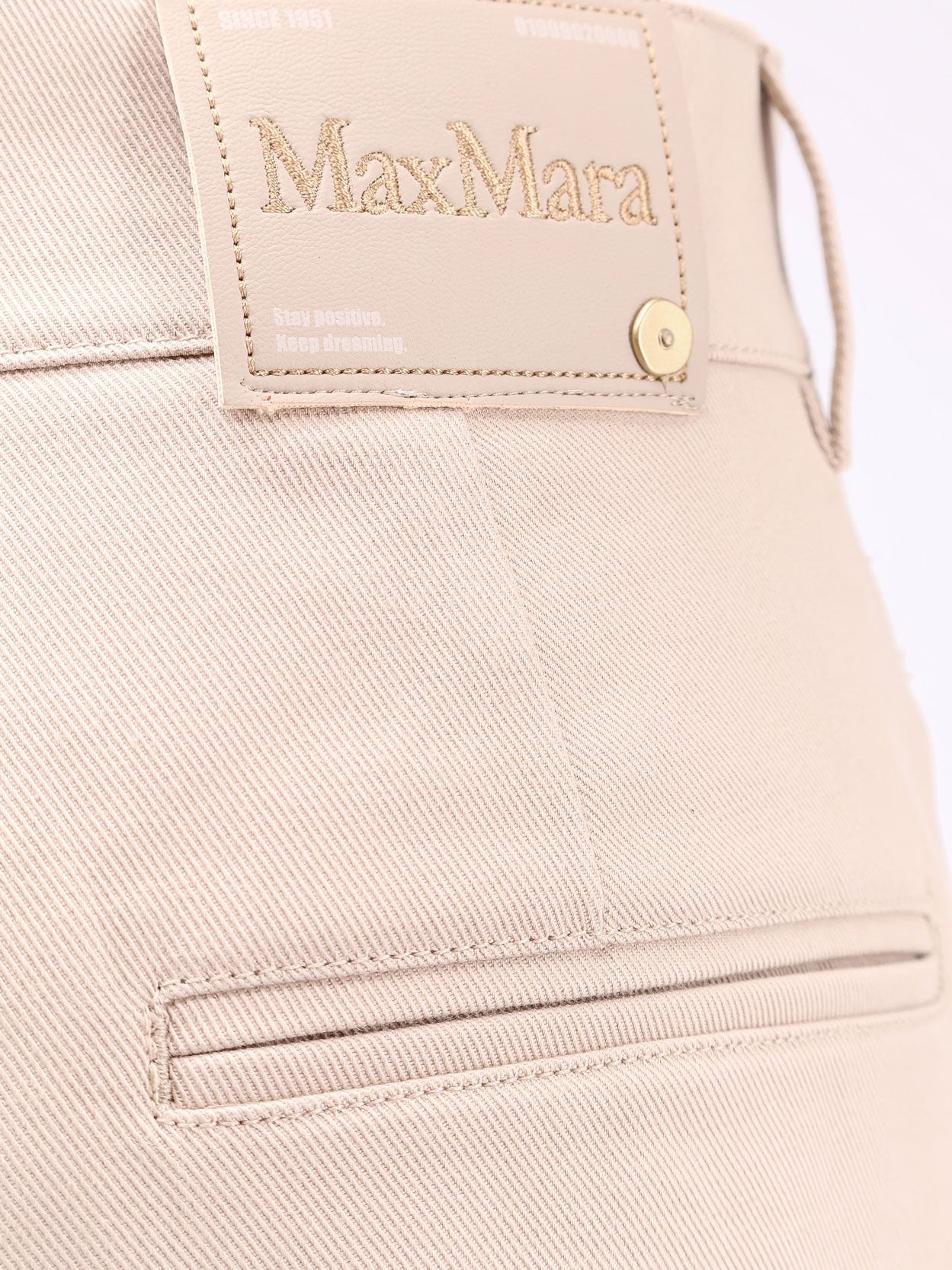 ’S MAX MARA - ’S Max Mara Marianna Distressed Fabric Trouser - Women’s Pants