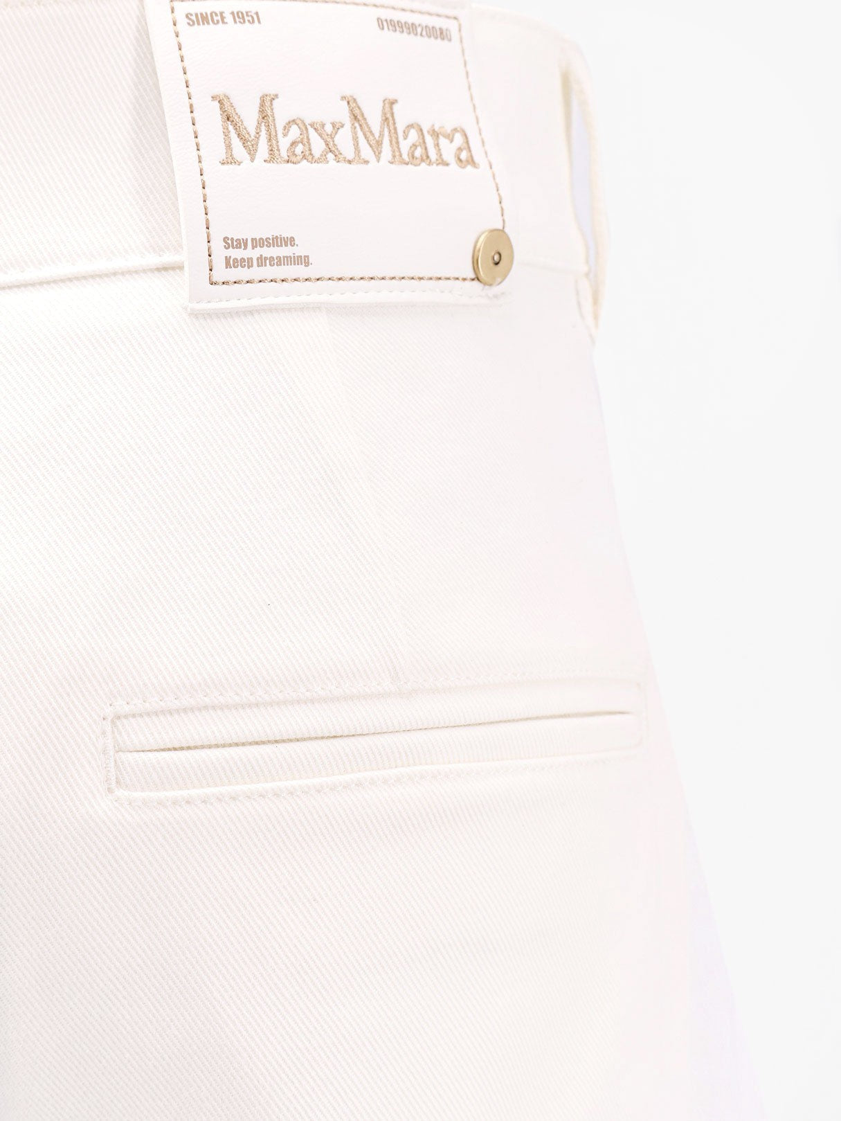 ’S MAX MARA - ’S Max Mara Marianna Distressed Fabric Trouser - Women’s Pants