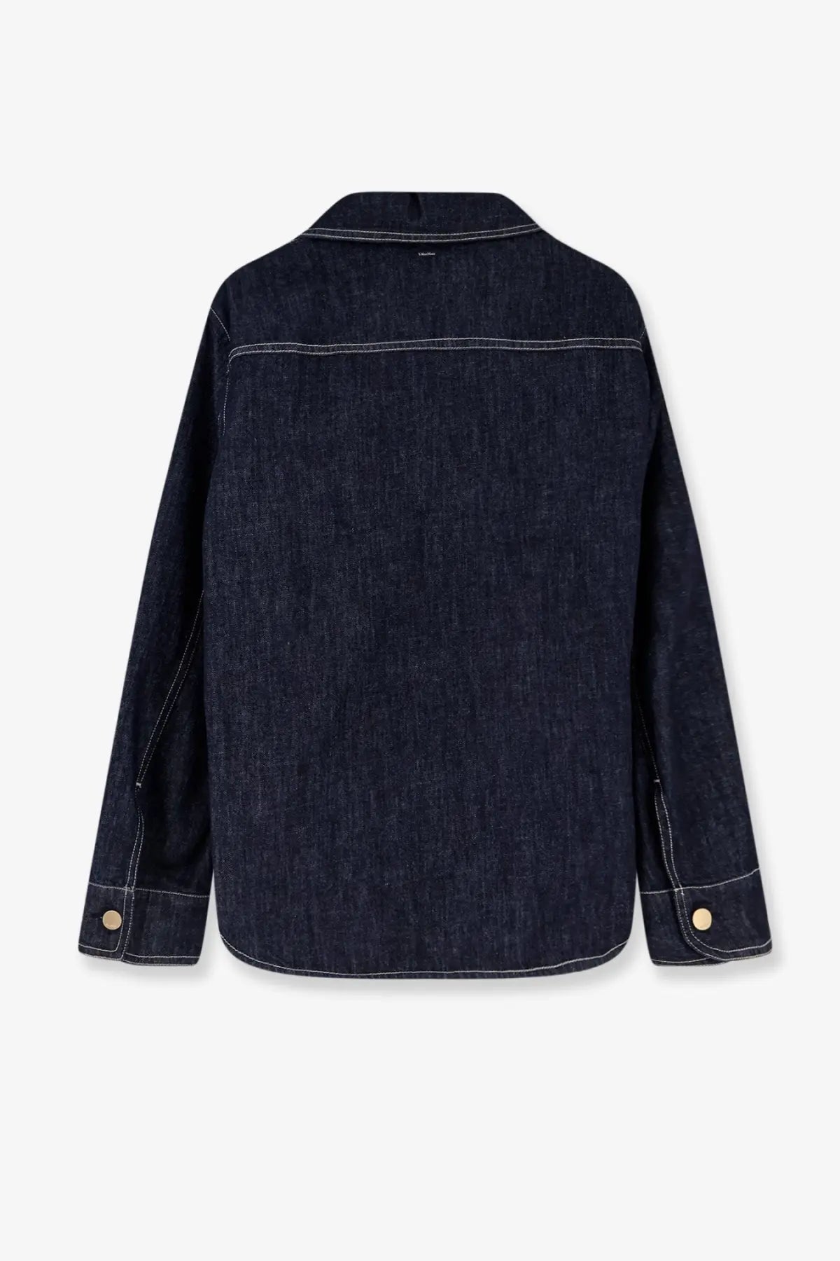 S MAX MARA Women's Denim Shirt Blue, view 2