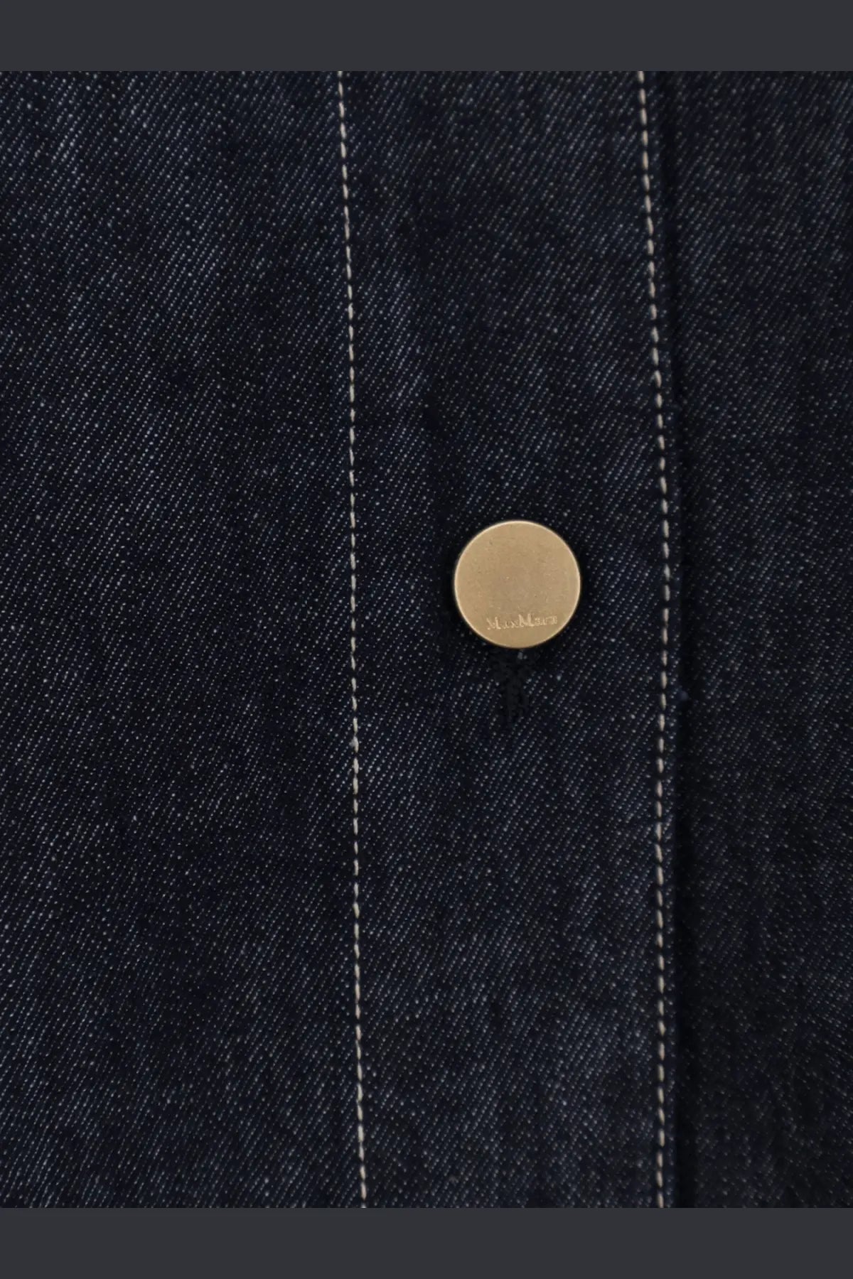 S MAX MARA Women's Denim Shirt Blue, view 3