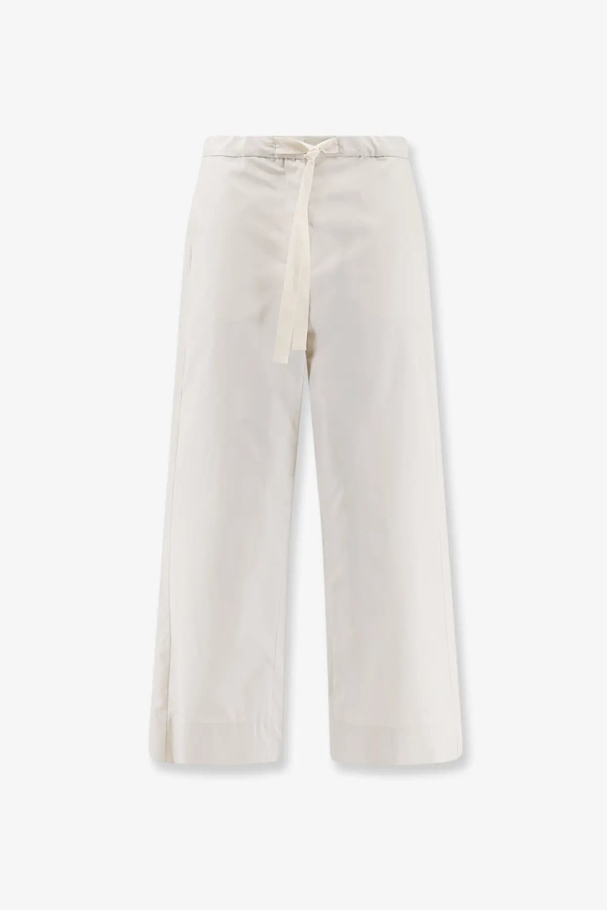 S MAX MARA Women's Smmargento Vissuto Cotton Trousers Ghiaccio