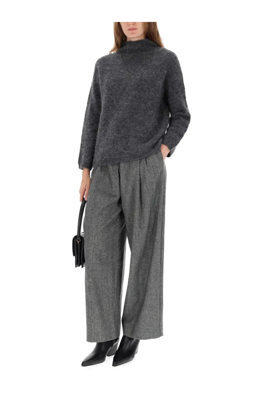 S MAX MARA Women's Taro Shirt Grey, view 2