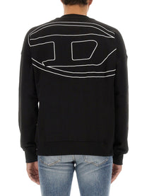Diesel Men's Rob Megoval Sweatshirt Black Diesel