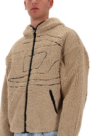 Diesel Men's Zat Sweatshirt Beige