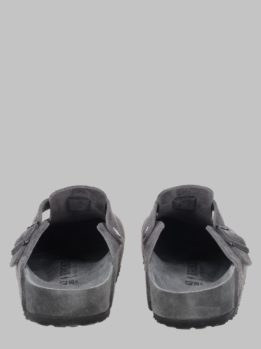 Birkenstock Unisex Sabot Boston in Suede Grey