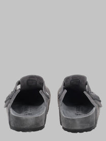 Birkenstock Unisex Sabot Boston in Suede Grey
