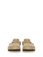 Birkenstock Unisex Sabot Boston Beige, view 4