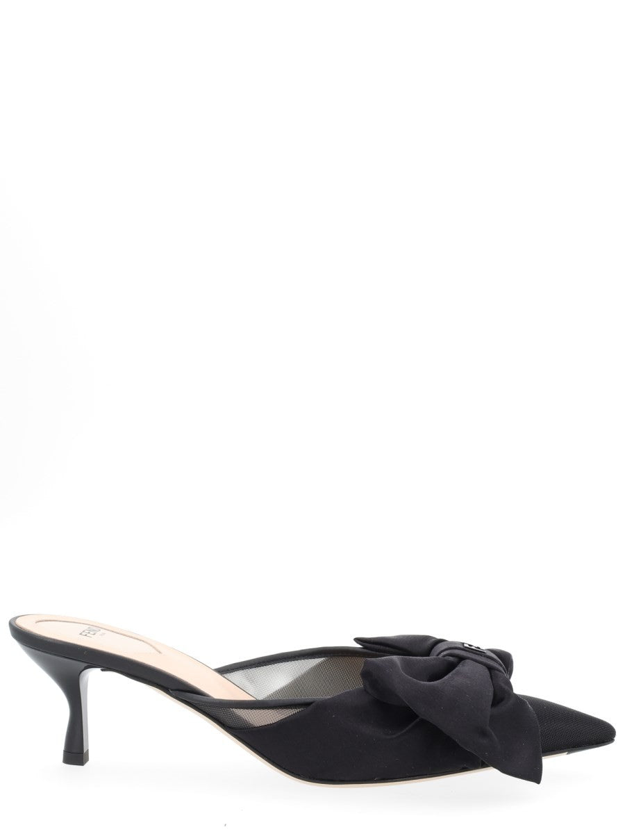 Fendi Women's Sabot Colibrì Black