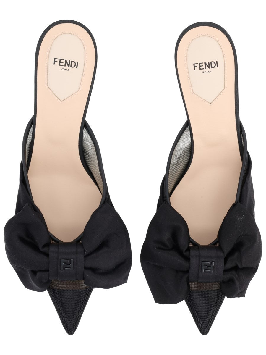 Fendi Women's Sabot Colibrì Black
