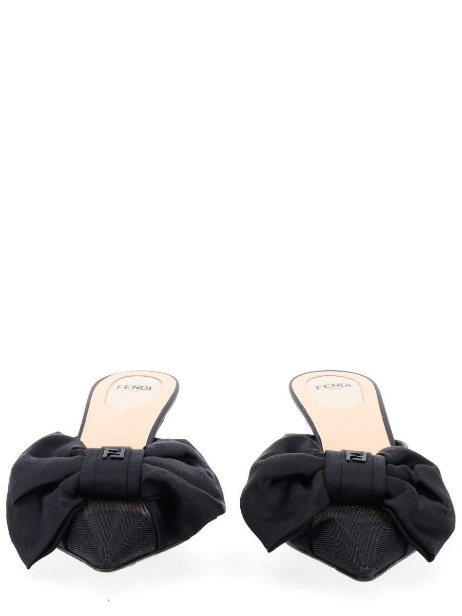 Fendi Women's Sabot Colibrì Black