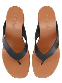 Chloé Women's Sabot Con Zeppa Maxime Black