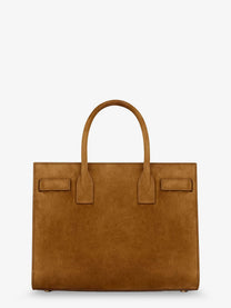 Saint Laurent Women's Sac De Jour Baby Suede Handbag Orange