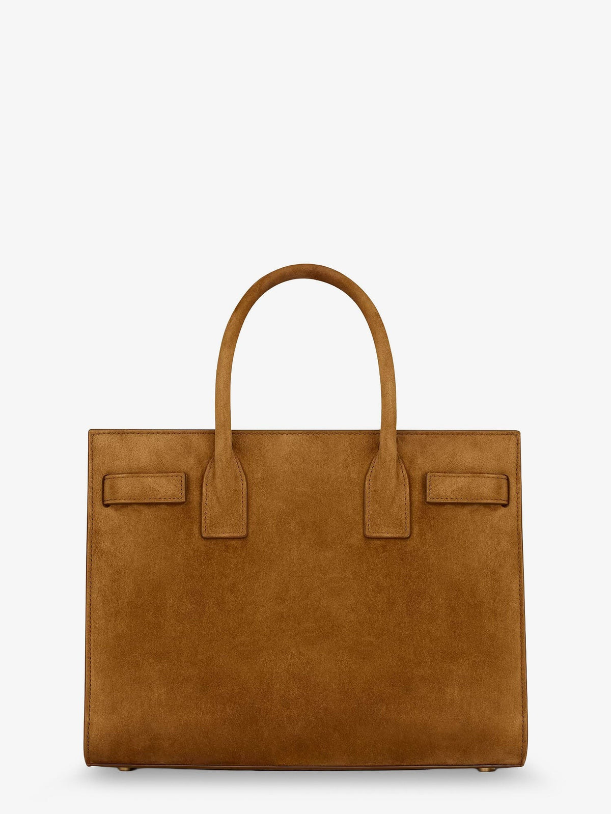 Saint Laurent Women's Sac De Jour Baby Suede Handbag Orange, view 2