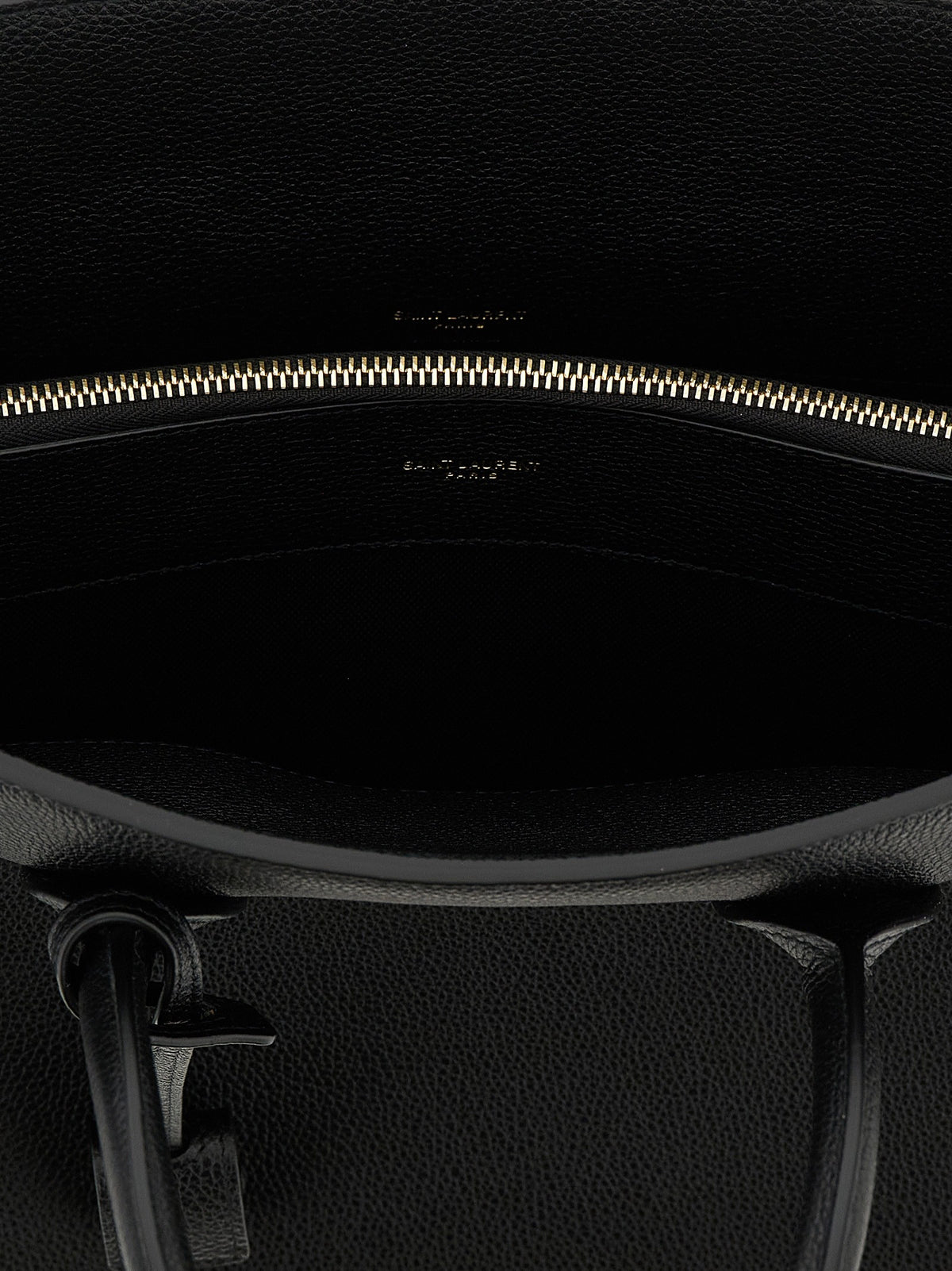 Saint Laurent Men's Sac De Jour Large Leather Shoulder Bag Black