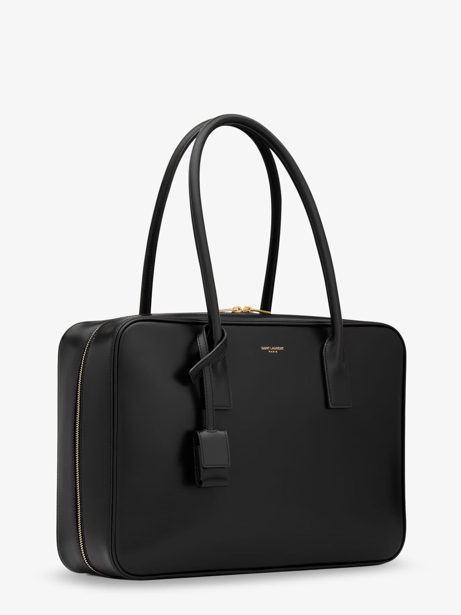 Saint Laurent Women's Sac De Jour in Box Shoulder Bag Black