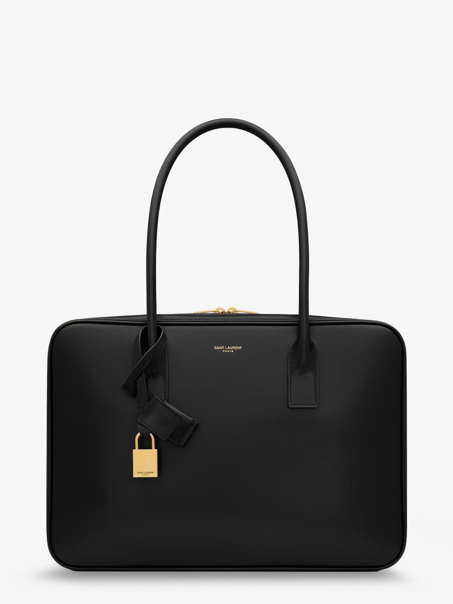 Saint Laurent Women's Sac De Jour in Box Shoulder Bag Black