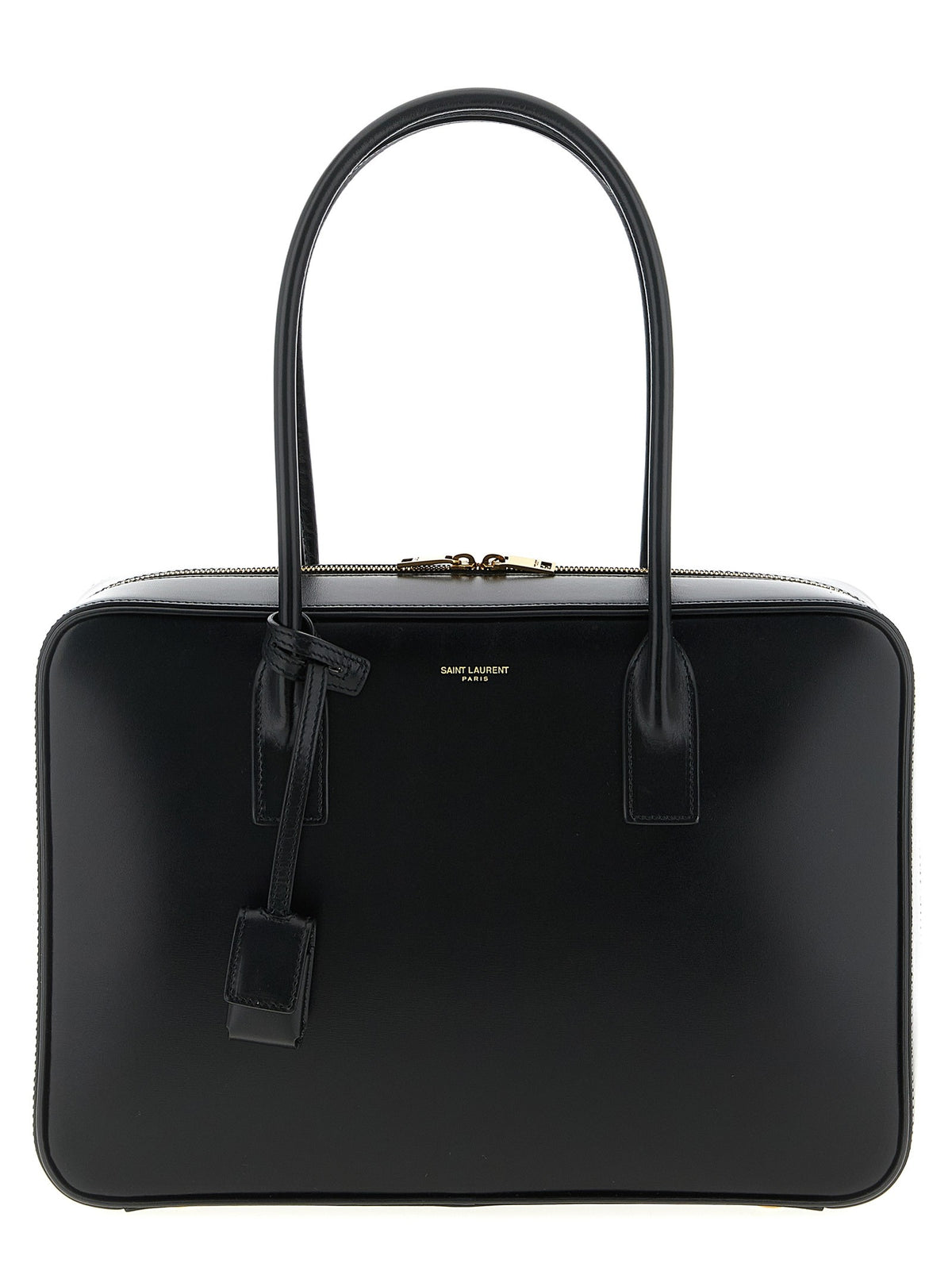 Saint Laurent Sac De Jour in Box Shoulder Bag Black