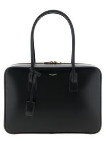 Saint Laurent Sac De Jour in Box Shoulder Bag Black