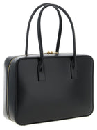 Saint Laurent Sac De Jour in Box Shoulder Bag Black, view 2