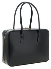 Saint Laurent Sac De Jour in Box Shoulder Bag Black