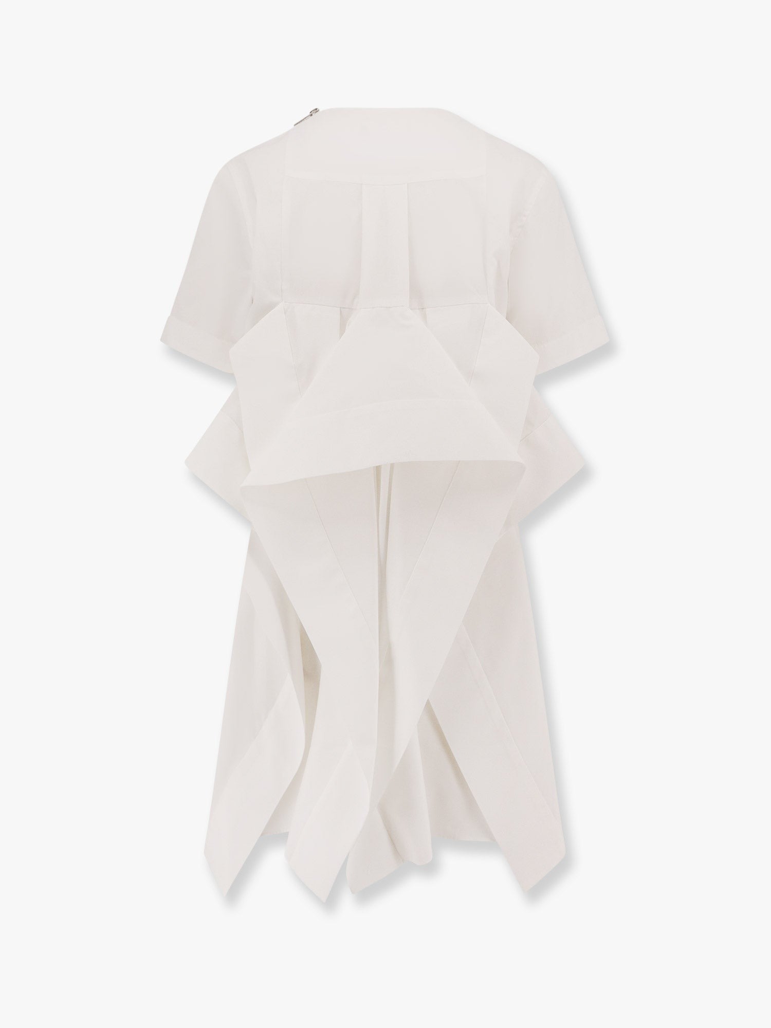 SACAI - Sacai Dress With Draped Cotton Inserts On The Back - Women’s Clothing