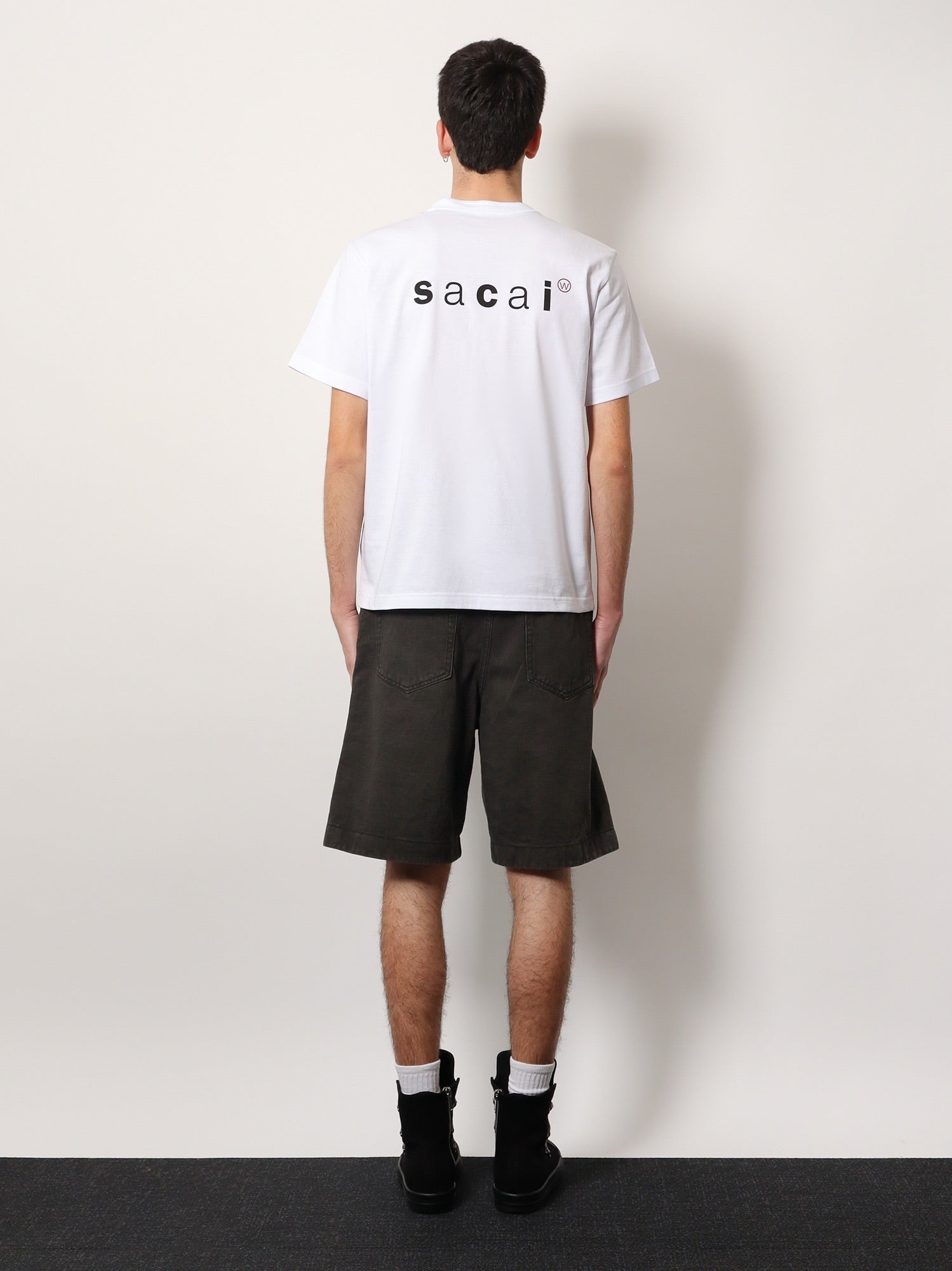 SACAI - Sacai Cotton T Shirt With Logo On The Back - Men’s Tops