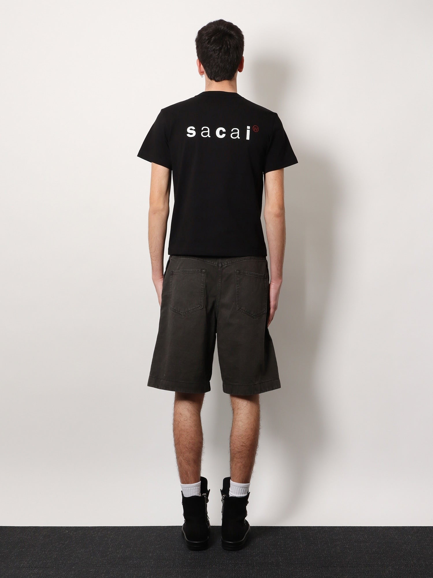 SACAI - Sacai Cotton T Shirt With Logo On The Back - Men’s Tops