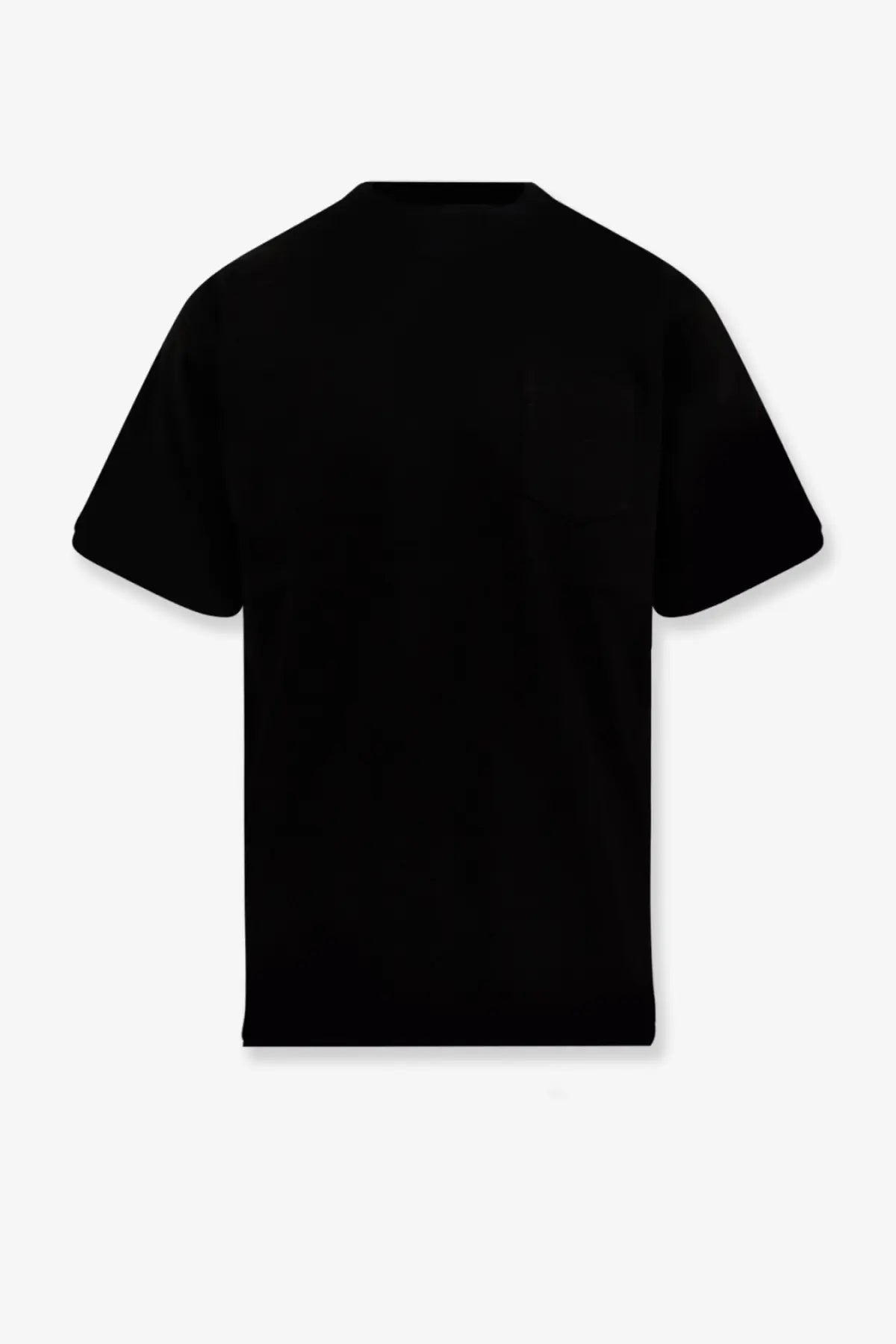 Sacai men’s black cotton short-sleeved t-shirt with a simple crew neck design