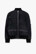 Sacai Men's Nylon Bomber Jacket Black