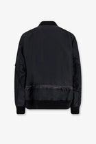 Sacai Men's Nylon Bomber Jacket Black, view 4