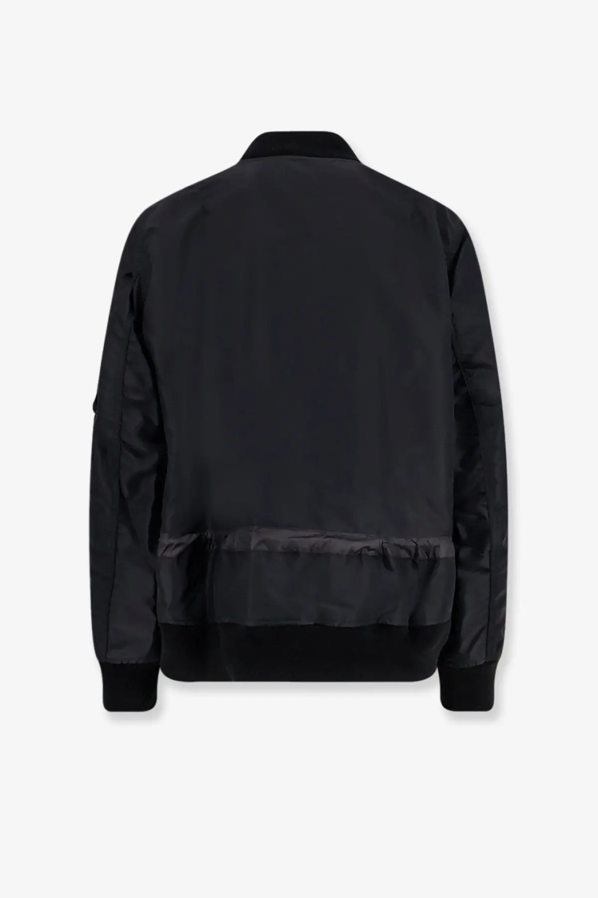 Sacai Men's Nylon Bomber Jacket Black, view 4