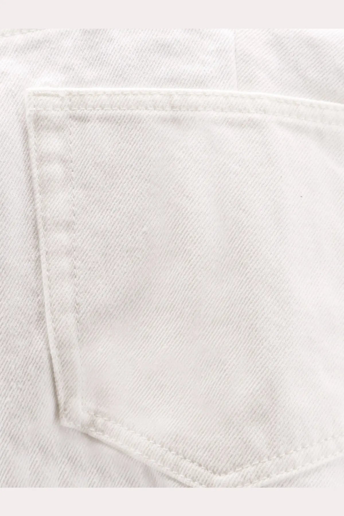 Sacai Women's Cotton Shorts White, view 3